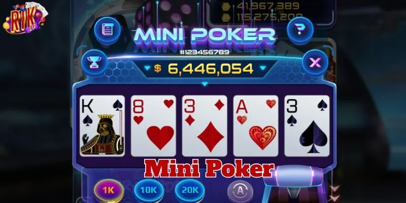 Kinh nghiệm chiến thắng mỗi ván Mini Poker