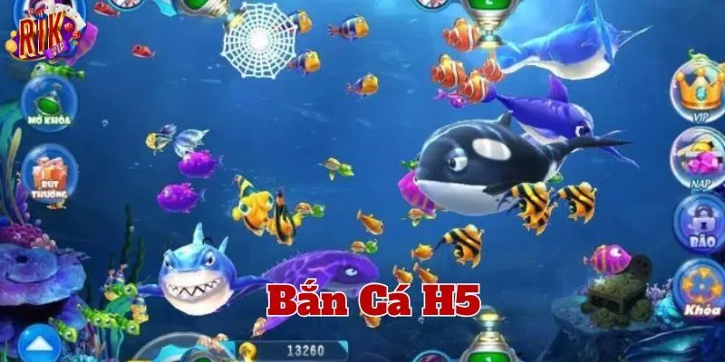 Vũ khí trong game Bắn Cá H5